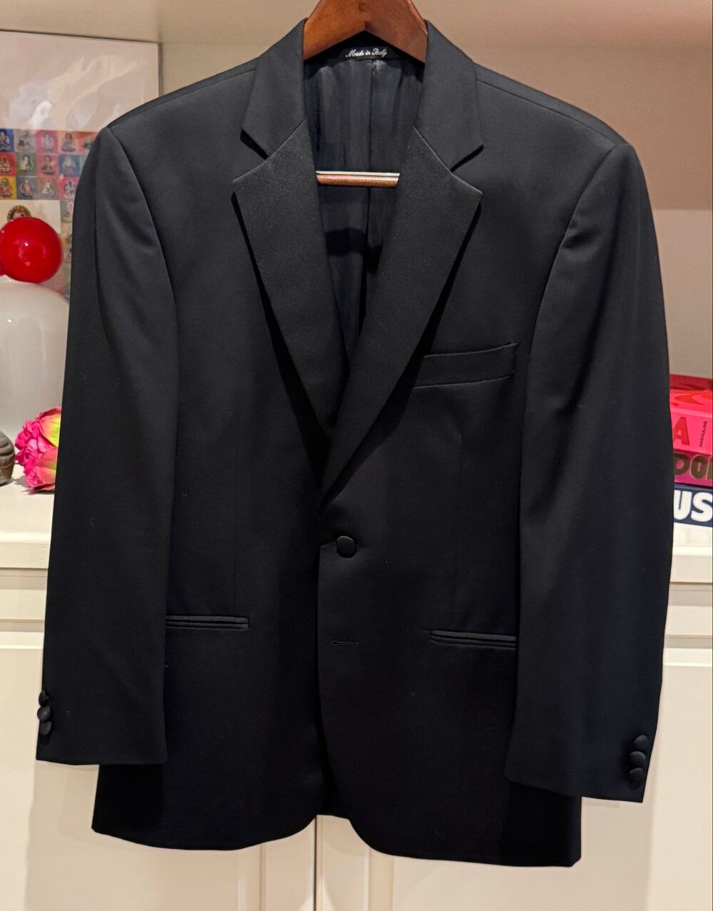 Fumagalli's Italian Tuxedo Suit 38S / 32 W Wool Super 120s Lanificio di Schio